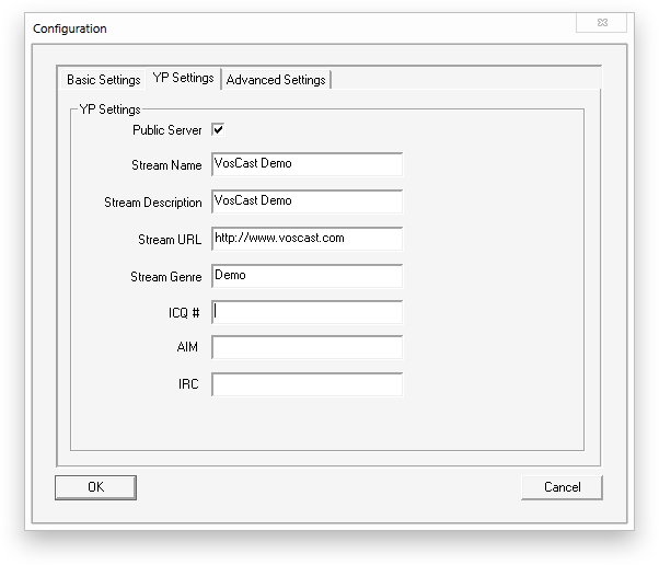 Getting Started with Altacast — screenshot