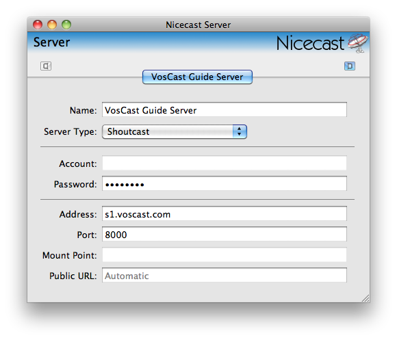 Getting Started with Nicecast — screenshot