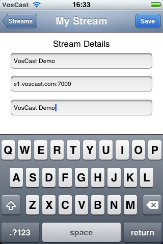 iOS: Listening with Radio Lite — screenshot